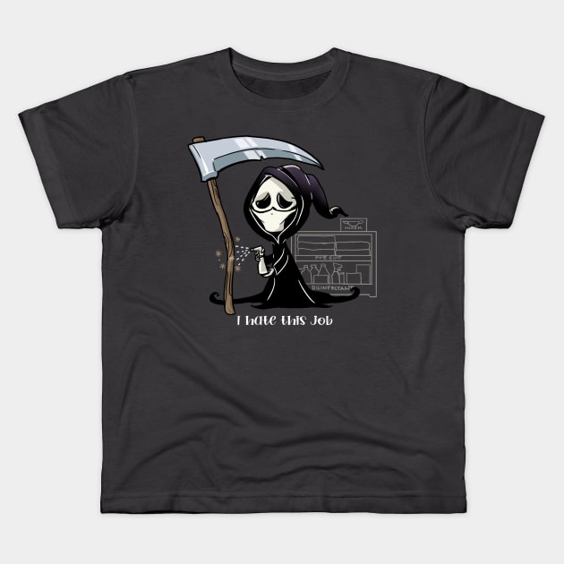 I hate this job Kids T-Shirt by peekxel